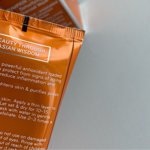🆕 Purlisse Pumpkin + Ginger detoxifying charcoal mask sealed bottle with box - Picture 3 of 4